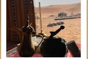 Riad: paseo en camello, quad, kashta al atardecer y cena