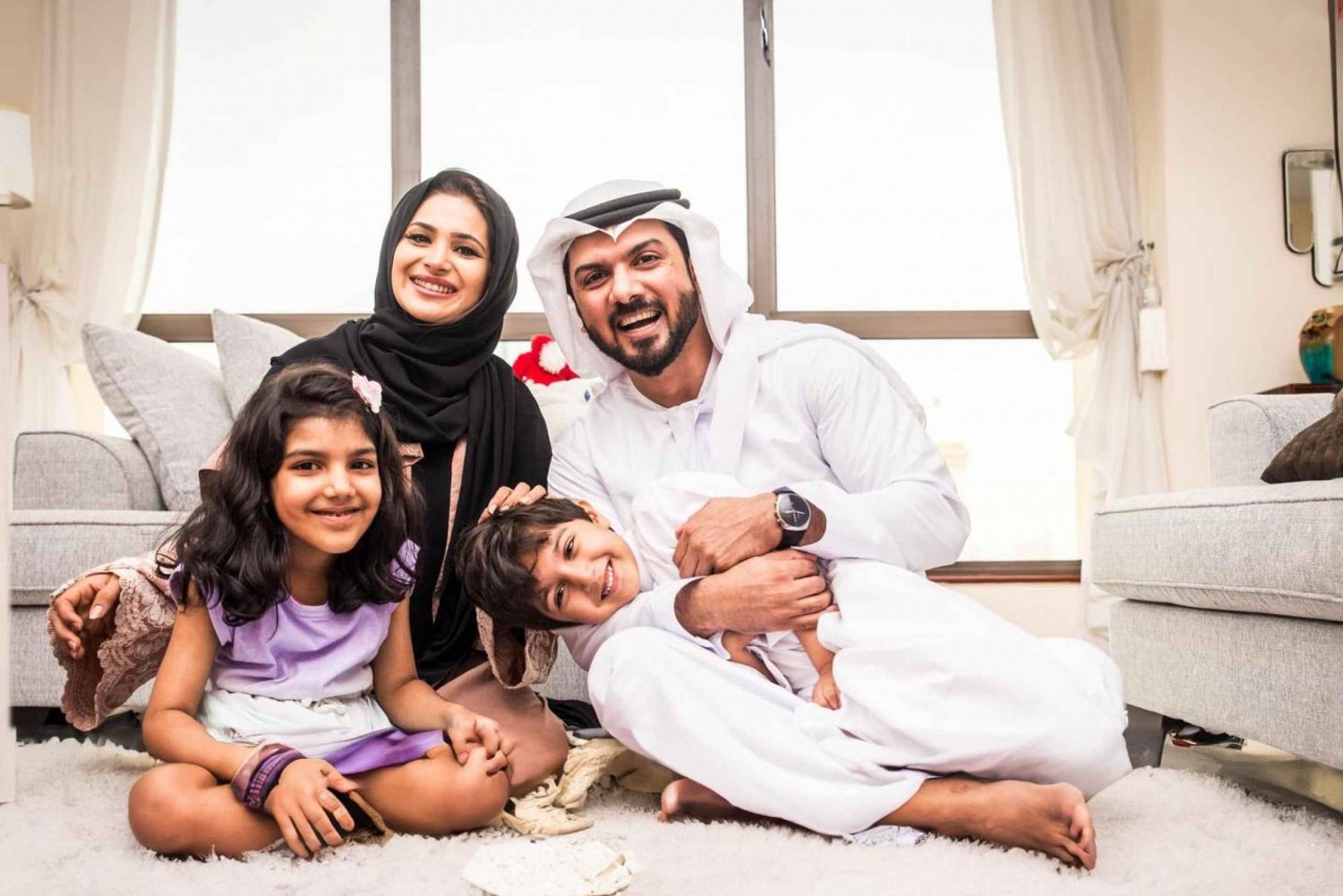 saudiarabisk familiebesøk