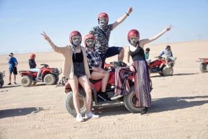 Sharm El Sheikh : Méga safari en quad Parasailing Bateau de verre Déjeuner