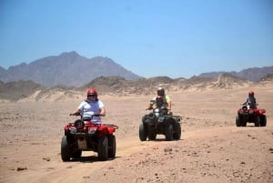 Sharm El Sheikh : Méga safari en quad Parasailing Bateau de verre Déjeuner