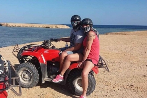 Sharm El Sheikh : Méga safari en quad Parasailing Bateau de verre Déjeuner