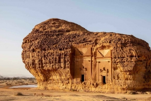 Visitando o incrível Patrimônio Histórico de Hegra em AlUla.