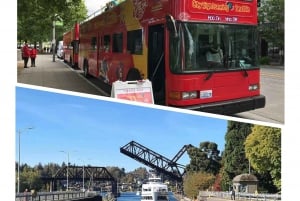 City Sightseeing Seattle: HOHO-bussikierros + Lukkojen risteily