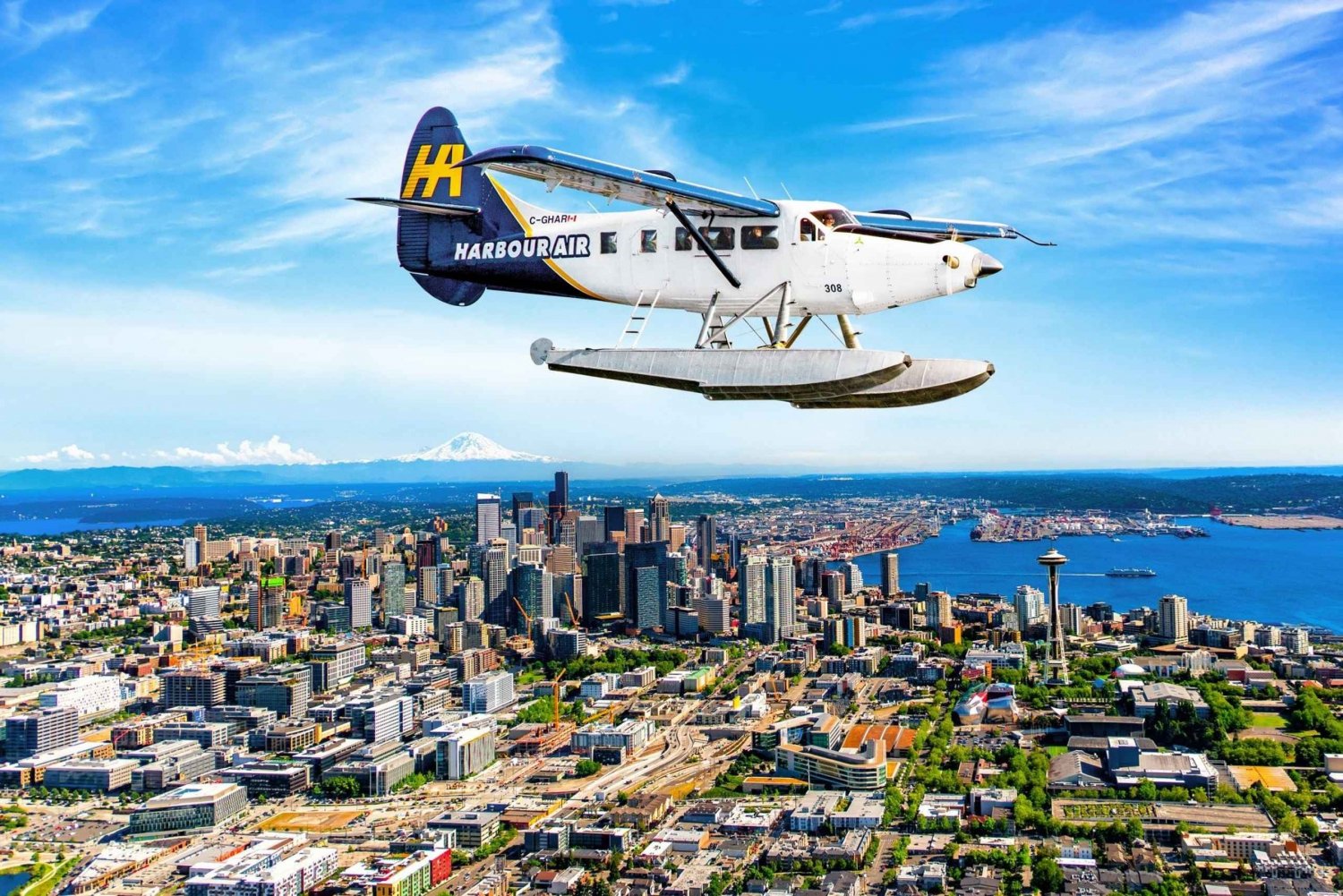 Trasferimento panoramico in idrovolante da Seattle a Vancouver, BC