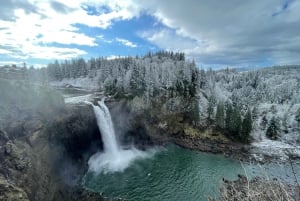 From Seattle: Snoqualmie Falls and Wineries Tour w/ Transfer