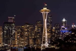 Seattle: Scenic Night Tour with Space Needle & Skywheel