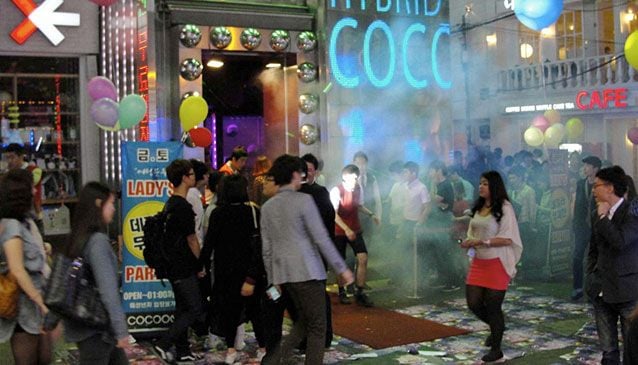 Club Cocoon and Club Street, Hongdae.  