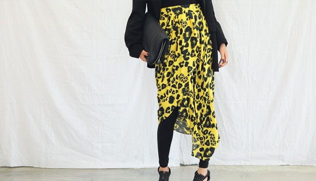 Leopard Wrap Skirt; STYLENANDA