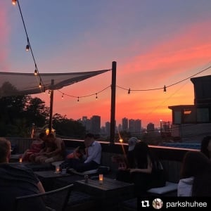 3 SECTION ROOFTOP LOUNGE BAR