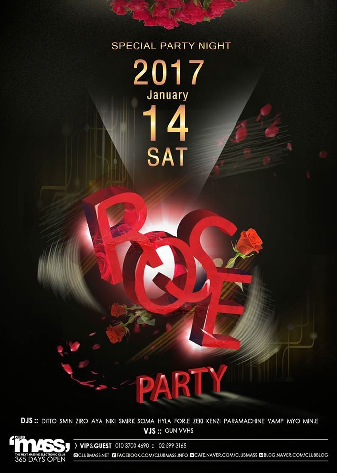 Rose Party at Club Mass