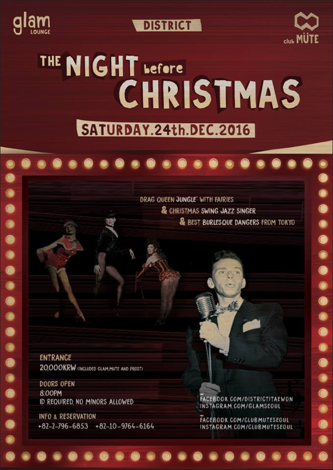 The Night Before Christmas Itaewon!