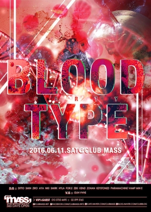 Blood Type Party at Club Mass