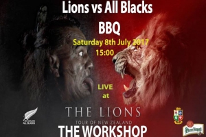 Lions vs All Blacks BBQ at The Workshop