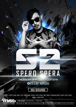 NUSOUND PARTY  GUEST DJ SPERO SPERA this Thursday