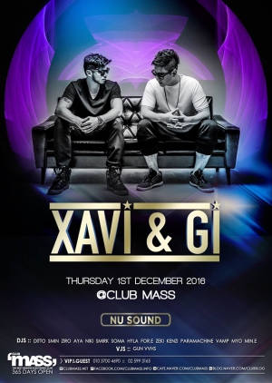 NUSOUND PARTY  GUEST DJ_ XAVI &GI