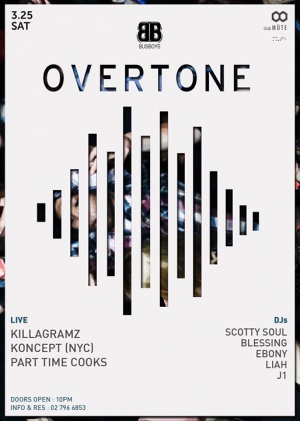 Overtone 1 ft Killagramz Part Time Cooks & Koncept