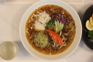 Beautiful beef vegetable salad