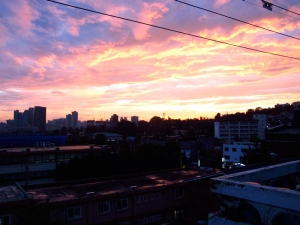 Beautiful rooftop sundown...