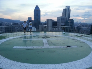 Helipad rooftop near Renaissance Hotel