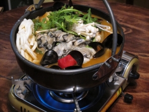 Seafood hot pot