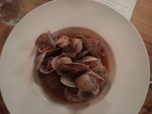 Seasonal food served at Scout 