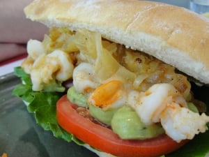 Shrimp Avocado Sandwich
