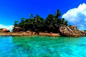 Praslin: escursione di un giorno alle isole Curieuse e St Pierre con barbecue