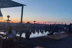 dinner romantic in agafay with sunset and etoile