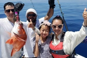 Puolen päivän kalastus, Praslin, Seychellit.