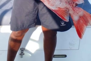 Puolen päivän kalastus, Praslin, Seychellit.