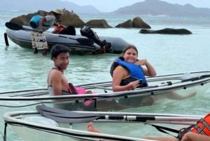 BESØK La Digue Island Taxi båttransport og gratis sykkel!