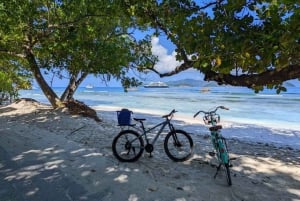 BESØK La Digue Island Taxi båttransport og gratis sykkel!