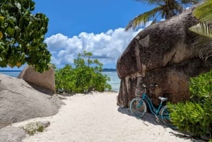 BESØK La Digue Island Taxi båttransport og gratis sykkel!