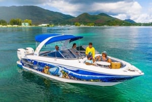 BESØK La Digue Island Taxi båttransport og gratis sykkel!
