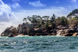 Praslin: Coco Felicite & La Digue Island heldags båttur