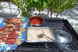 Praslin: escursione di un giorno alle isole Curieuse e St Pierre con barbecue