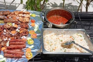 Praslin: escursione di un giorno alle isole Curieuse e St Pierre con barbecue