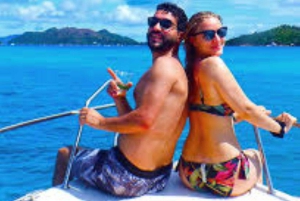 Seychellerne: Privat bådtur ved solnedgang på Mulan