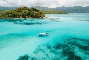 エデン島：サント・アンヌ海洋公園のクリアボートツアーをお楽しみください