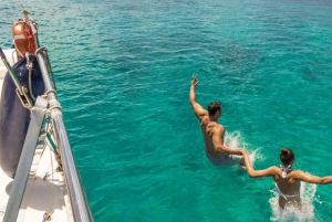 Glassbottom boat StAnne Marine National Park Snorkeling