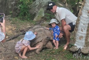 Glassbottom boat StAnne Marine National Park Snorkeling