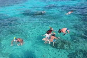 Glassbottom boat StAnne Marine National Park Snorkeling