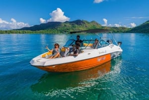 Praslin: Curieuse & St-Pierre Boat Adventure med snorkling