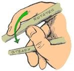 Chopsticks as tableware and artwork