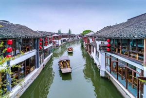 1 matkapäivä Shanghaissa (elokuvapuisto ja Zhujiajiaon vanha kaupunki)