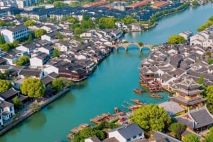 Un tour in barca panoramico e una passeggiata nel giardino classico di Zhujiajiao