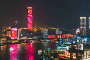 Fantastiske nattlys i Shanghai: elvecruise og privat transport