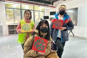 Forntida arkitektonisk färgmålning - Skapa din souvenir