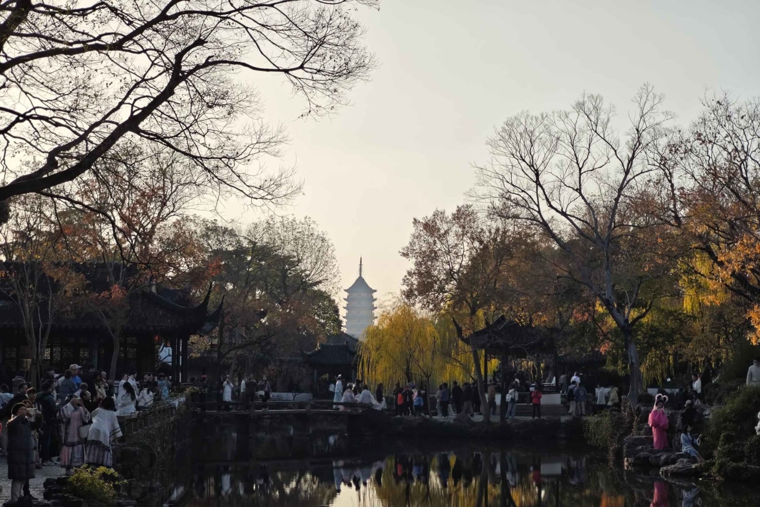 Viagem de Xangai ao Jardim Clássico e à Cidade Aquática de Suzhou