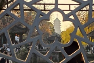 Viagem de Xangai ao Jardim Clássico e à Cidade Aquática de Suzhou